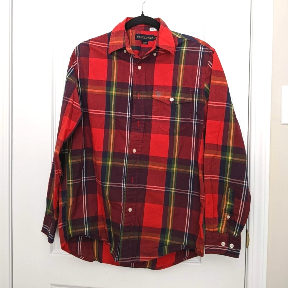 3/$30 US Polo Assn Men's Button down long sleeve shirt